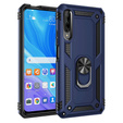 Бронированный Чехол до Huawei P Smart Pro, Nox Case Ring, синий