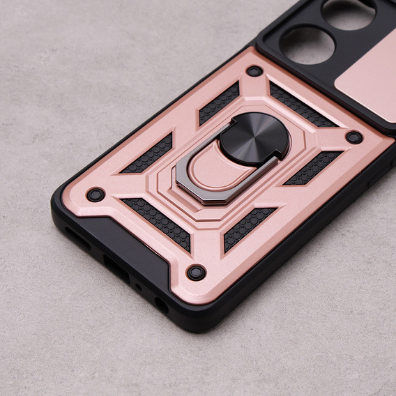 Чехол NOX Camera Slide Oppo A98 5G, CamShield Slide, розовый rose gold