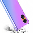 Чехол для Oppo Reno8 T, Gradient Dropproof, Фиолетовый / синий