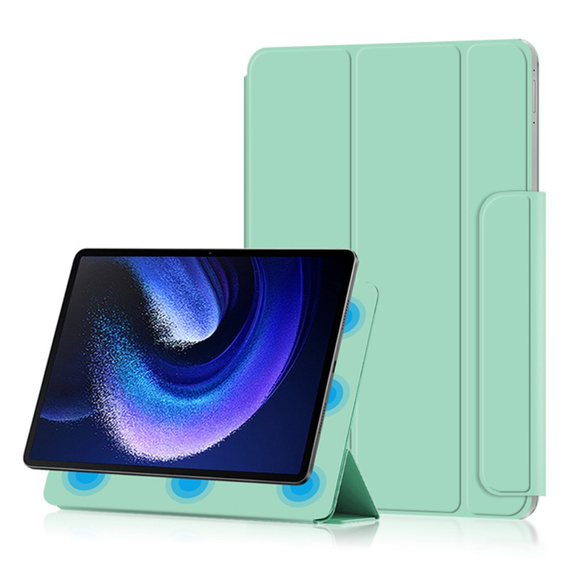 Чехол до Xiaomi Pad 6, Magnetic Smartcase, светло-зеленый