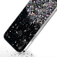 Чехол до Huawei P Smart 2019, Glittery, чёрный