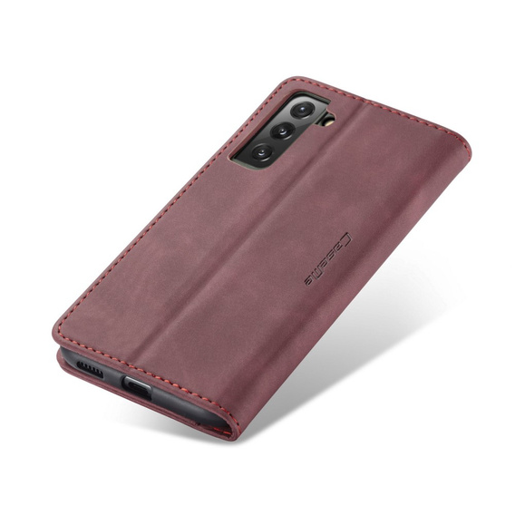 Чохол-сумка для Samsung Galaxy S22+ Plus 5G, Leather Wallet Case, червоний