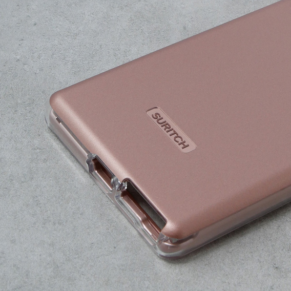 Чoхол до Samsung Galaxy S23 Ultra, Suritch Full Body, рожевий rose gold