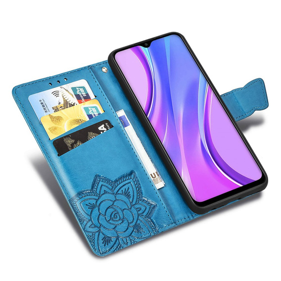 Чохол-книжка для Xiaomi Redmi 9, Butterfly, м'яти