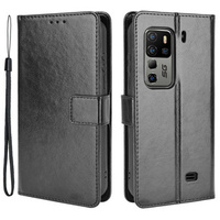 Откидной чехол для uleFone Armor 11 5G/Armor 11T 5G, Crazy Horse Wallet, чёрный