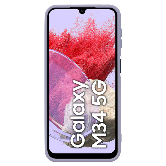 Чехол до Samsung Galaxy M34 5G, Silicone Lite, фиолетовый