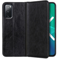 Чехол до Samsung Galaxy S20 FE, Wallet Litchi Leather, чёрный