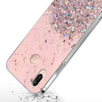 Чехол до Huawei P20 Lite, Glittery, розовый