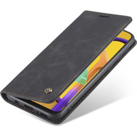 Чехол CASEME для Samsung Galaxy M21, Leather Wallet Case, чёрный