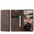 Чехол CASEME для Samsung Galaxy S20 FE, Leather Wallet Case, коричневый