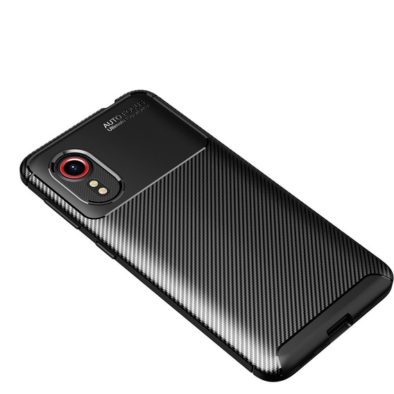 Чoхол до Samsung Galaxy Xcover 5, Carbon Gel, чорний