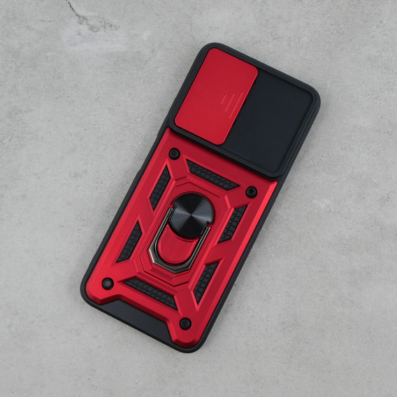 Чехол NOX Camera Slide Xiaomi Redmi 12, CamShield Slide, красный