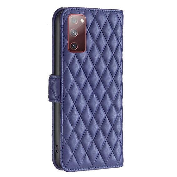 Откидной чехол для Samsung Galaxy S20 FE, Wallet, BINFEN COLOR, синий