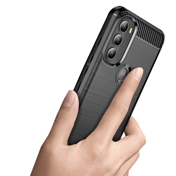 Чoхол до Motorola Moto G71 5G, Carbon, чорний