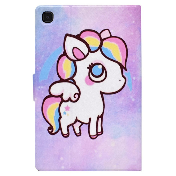 Чохол для Samsung Galaxy Tab A7 Lite, з клапаном, colorful horse