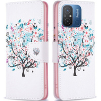 Чохол-книжка для Xiaomi Redmi 12C, Wallet, colorful tree, білий