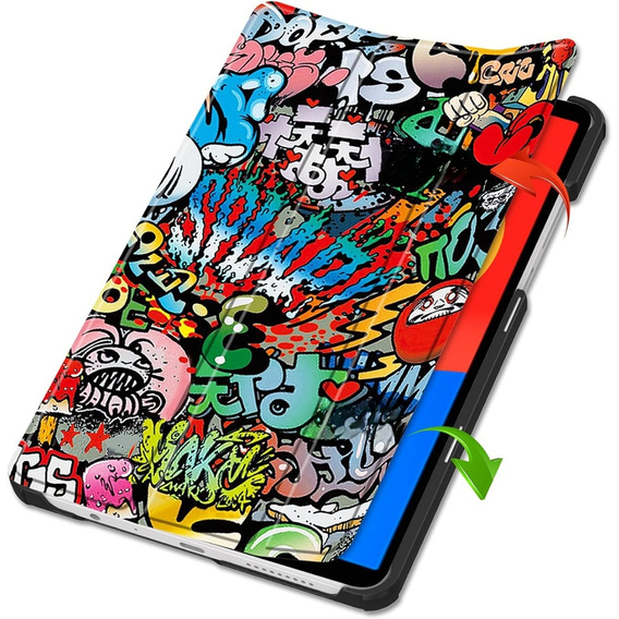 Чехол для Xiaomi Redmi Pad SE 8.7, Smartcase, graffiti