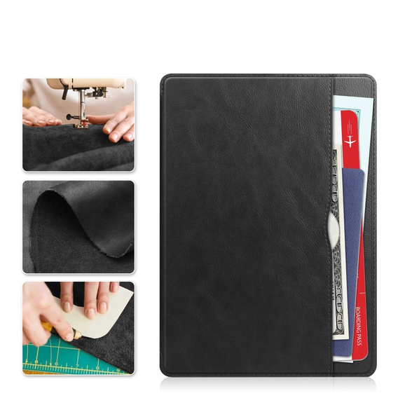 Чехол для iPad 10.2 2021 / 2020 / 2019, Business Card and Pen Slot, чёрный