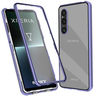 Чохол для Sony Xperia 1 V, Magnetic Dual Glass, фіолетовий