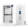 Чехол DuxDucis для Samsung Galaxy Z Flip6 5G, Aimo case, прозрачный / черный