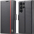 Чохол-книжка для Samsung Galaxy S24 Ultra, Carbon LC.IMEEKE, чорний