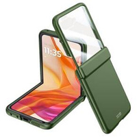 Чохол зі склом для Samsung Galaxy Z Flip5 5G, PC Case, чорний