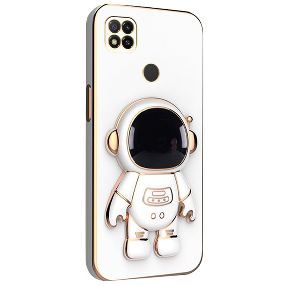 Чехол до Xiaomi Redmi 9C, Astronaut, белый