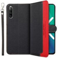 Откидной чехол для Sony Xperia 10 IV, KHAZNEH RFID Case, чёрный