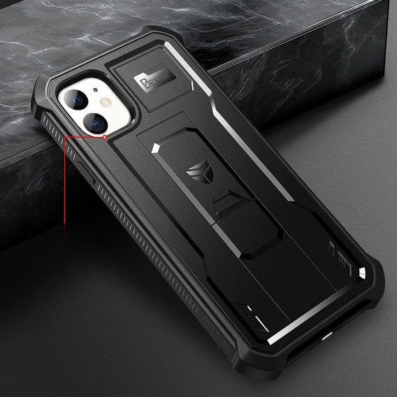 Броньований чохол для iPhone 12/12 Pro, Dexnor Full Body, чорний