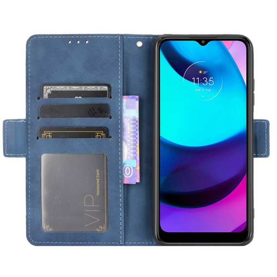 Футляр з клапаном для Motorola Moto E20/E30/E40, Card Slot, м'яти