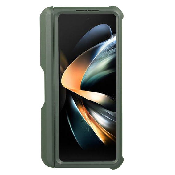 Бронированный чехол для Samsung Galaxy Z Fold 4 5G, Dexnor Full Body S-Pen Slot, зелёный