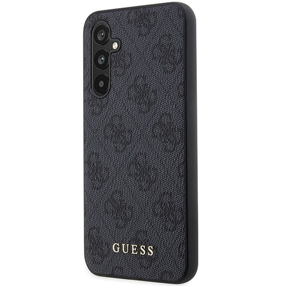 Чoхол GUESS до Samsung Galaxy S23 FE, 4G Metal Gold Logo, сірий