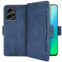 Футляр з клапаном для Xiaomi Redmi Note 12 4G, Card Slot, темно-синій