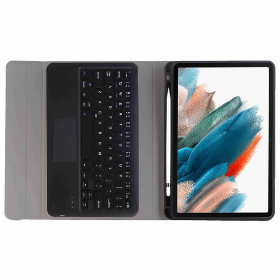 Чехол + клавиатура Samsung Galaxy Tab A8 10.5 X200 / X205, чёрный