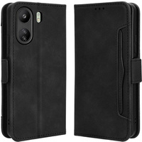 Откидной чехол для Xiaomi Redmi 13C / Poco C65, Card Slot, чёрный