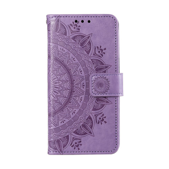 Откидной чехол для Xiaomi Redmi Note 13 Pro 4G, Mandala, фиолетовый