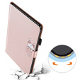 Чехол для iPad 7/8/9 10.2 2019/2020/2021, с клапаном, animal, розовый