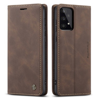 Чехол CASEME для Samsung Galaxy A33 5G, Leather Wallet Case, кофе