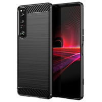 Чехол до Sony Xperia 1 IV, Carbon, чёрный