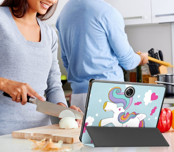 Чехол для OnePlus Pad, Smartcase, unicorn