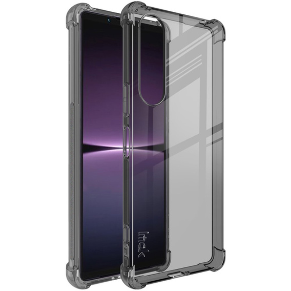 Чехол IMAK до Sony Xperia 1 V, Dropproof, прозрачный / черный