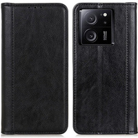 Чехол до Xiaomi 13T / 13T Pro, Wallet Litchi Leather, чёрный