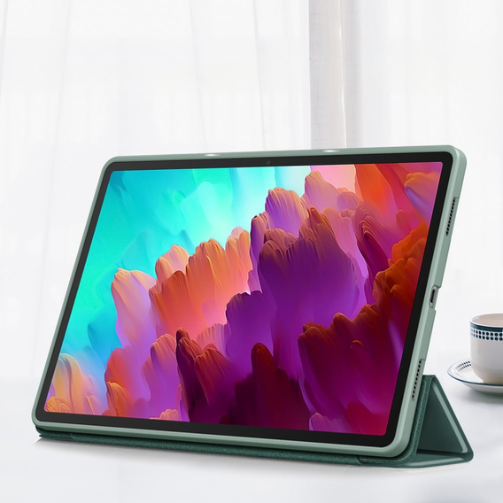 Чохол для Lenovo Tab P12, Smartcase з місцем для стилуса, зелений