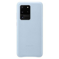 Оригинальный чехол Samsung для Galaxy S20 Ultra, Leather Cover, синий