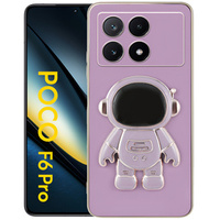 Чoхол до Xiaomi Poco F6 Pro, Astronaut, фіолетовий