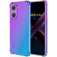 Чохол для Xiaomi Poco X7 Pro 5G, Gradient Dropproof, Фіолетовий / синій