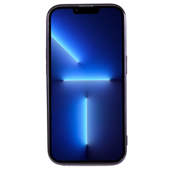 Чохол для iPhone 13 Pro, Electro MagSafe, фіолетовий + Скло на екран