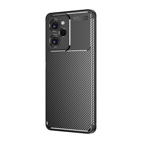 Чехол до Xiaomi Poco X5 Pro 5G, Carbon Gel, чёрный