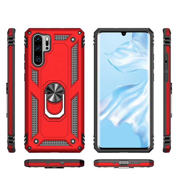 Броньований Чoхол до Huawei P30 Pro, Nox Case Ring, червоний