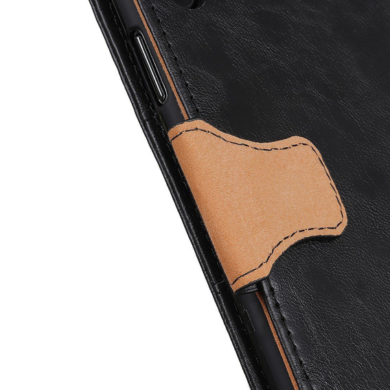 Чохол-книжка для Huawei Y6P, Split Leather Wallet, чорний